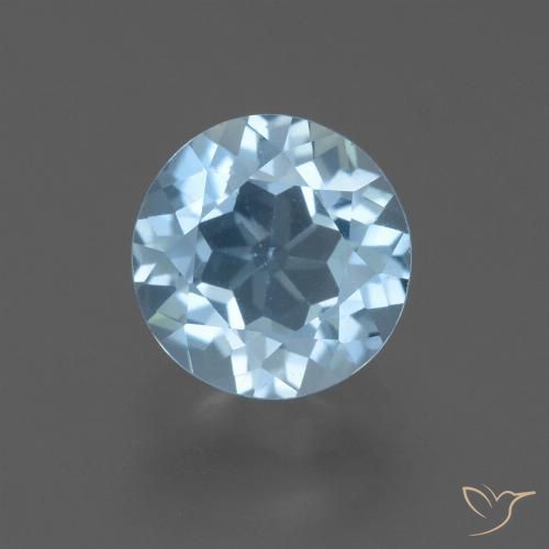 2.36ct Naturel Bleu ciel Topaze, Tour, VS