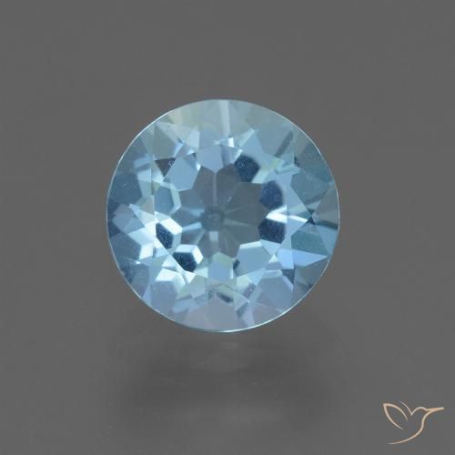 2.23ct Naturel Bleu ciel Topaze, Tour, VS