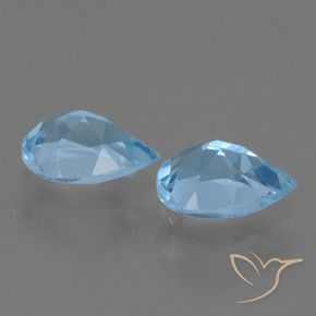 Shop natural 1.67ct Bleu Suisse Topaze gems, En forme de poire, from Brésil at GemSelect. In stock, global shipping!