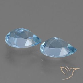 Shop natural 1.69ct Bleu ciel Topaze gems, En forme de poire, from Brésil at GemSelect. In stock, global shipping!