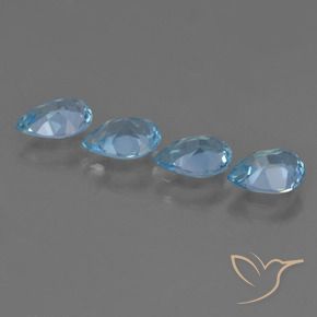 Shop natural 2.72ct Bleu ciel Topaze gems, En forme de poire, from Brésil at GemSelect. In stock, global shipping!