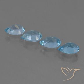 Shop natural 2.97ct Bleu ciel Topaze gems, En forme de poire, from Brésil at GemSelect. In stock, global shipping!