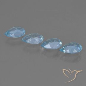 Shop natural 2.57ct Bleu ciel Topaze gems, En forme de poire, from Brésil at GemSelect. In stock, global shipping!