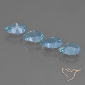 Shop natural 3.29ct Bleu ciel Topaze gems, En forme de poire, from Brésil at GemSelect. In stock, global shipping!
