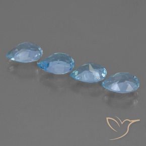 Shop natural 3.25ct Bleu ciel Topaze gems, En forme de poire, from Brésil at GemSelect. In stock, global shipping!
