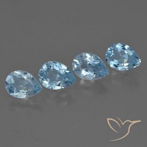 Shop natural 3.17ct Bleu ciel Topaze gems, En forme de poire, from Brésil at GemSelect. In stock, global shipping!