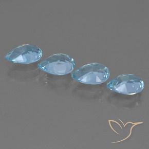 Shop natural 3.19ct Bleu Suisse Topaze gems, En forme de poire, from Brésil at GemSelect. In stock, global shipping!