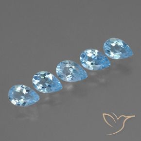 Shop natural 2.28ct Bleu ciel Topaze gems, En forme de poire, from Brésil at GemSelect. In stock, global shipping!