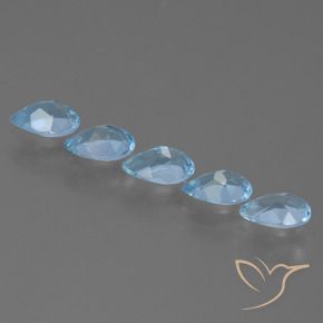 Shop natural 2.28ct Bleu ciel Topaze gems, En forme de poire, from Brésil at GemSelect. In stock, global shipping!