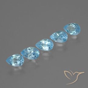 Shop natural 2.76ct Bleu ciel Topaze gems, En forme de poire, from Brésil at GemSelect. In stock, global shipping!