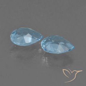 Shop natural 1.66ct Bleu ciel Topaze gems, En forme de poire, from Brésil at GemSelect. In stock, global shipping!