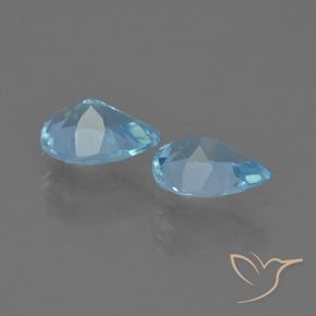 Shop natural 1.49ct Bleu Suisse Topaze gems, En forme de poire, from Brésil at GemSelect. In stock, global shipping!