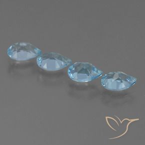 Shop natural 2.17ct Bleu ciel Topaze gems, En forme de poire, from Brésil at GemSelect. In stock, global shipping!