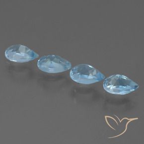 Shop natural 2.41ct Bleu Suisse Topaze gems, En forme de poire, from Brésil at GemSelect. In stock, global shipping!