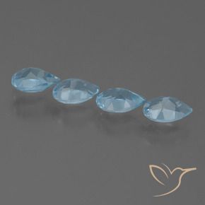 Shop natural 2.05ct Bleu Suisse Topaze gems, En forme de poire, from Brésil at GemSelect. In stock, global shipping!