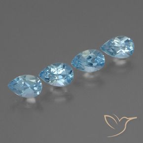 Shop natural 2.09ct Bleu Suisse Topaze gems, En forme de poire, from Brésil at GemSelect. In stock, global shipping!