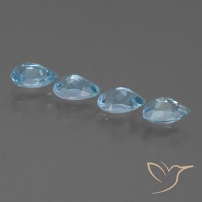 Shop natural 2.09ct Bleu Suisse Topaze gems, En forme de poire, from Brésil at GemSelect. In stock, global shipping!