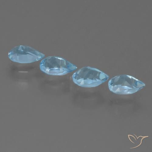 Shop natural 2.36ct Bleu ciel Topaze gems, En forme de poire, from Brésil at GemSelect. In stock, global shipping!