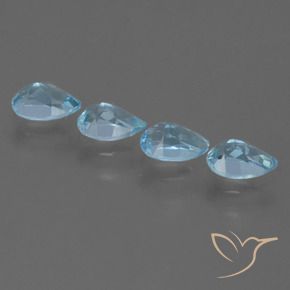 Shop natural 2.29ct Bleu ciel Topaze gems, En forme de poire, from Brésil at GemSelect. In stock, global shipping!