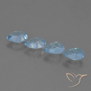 Shop natural 2.73ct Bleu ciel Topaze gems, En forme de poire, from Brésil at GemSelect. In stock, global shipping!