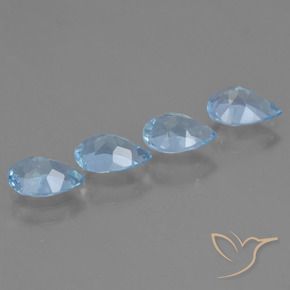 Shop natural 3.16ct Bleu ciel Topaze gems, En forme de poire, from Brésil at GemSelect. In stock, global shipping!