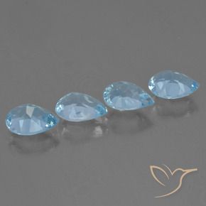 Shop natural 3.30ct Bleu ciel Topaze gems, En forme de poire, from Brésil at GemSelect. In stock, global shipping!