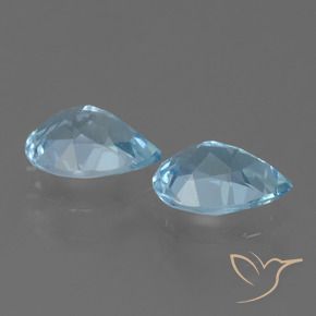 Shop natural 1.61ct Bleu ciel Topaze gems, En forme de poire, from Brésil at GemSelect. In stock, global shipping!