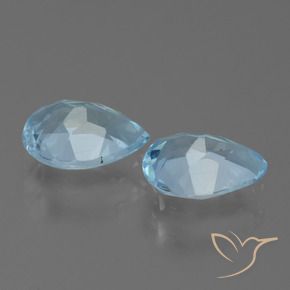 Shop natural 1.50ct Bleu ciel Topaze gems, En forme de poire, from Brésil at GemSelect. In stock, global shipping!