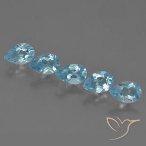 Shop natural 2.54ct Bleu Suisse Topaze gems, En forme de poire, from Brésil at GemSelect. In stock, global shipping!