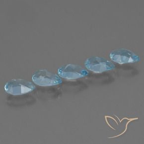 Shop natural 2.54ct Bleu Suisse Topaze gems, En forme de poire, from Brésil at GemSelect. In stock, global shipping!