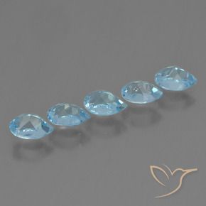 Shop natural 2.91ct Bleu ciel Topaze gems, En forme de poire, from Brésil at GemSelect. In stock, global shipping!