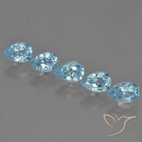 Shop natural 3.11ct Bleu ciel Topaze gems, En forme de poire, from Brésil at GemSelect. In stock, global shipping!