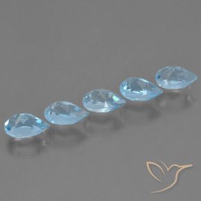 Shop natural 3.11ct Bleu ciel Topaze gems, En forme de poire, from Brésil at GemSelect. In stock, global shipping!