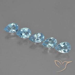 Shop natural 2.27ct Bleu ciel Topaze gems, En forme de poire, from Brésil at GemSelect. In stock, global shipping!