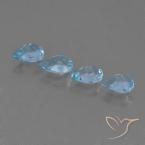 Shop natural 2.80ct Bleu ciel Topaze gems, En forme de poire, from Brésil at GemSelect. In stock, global shipping!