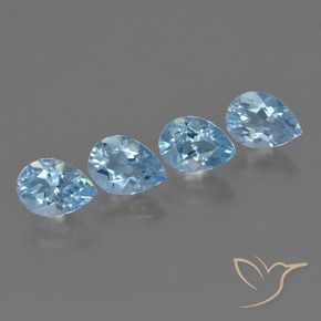 Shop natural 3.64ct Bleu ciel Topaze gems, En forme de poire, from Brésil at GemSelect. In stock, global shipping!