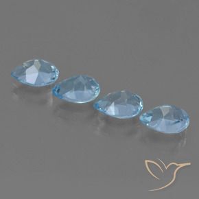 Shop natural 3.64ct Bleu ciel Topaze gems, En forme de poire, from Brésil at GemSelect. In stock, global shipping!