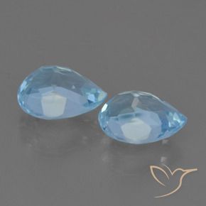 Shop natural 1.78ct Bleu Suisse Topaze gems, En forme de poire, from Brésil at GemSelect. In stock, global shipping!