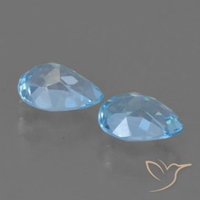Shop natural 1.75ct Bleu ciel Topaze gems, En forme de poire, from Brésil at GemSelect. In stock, global shipping!