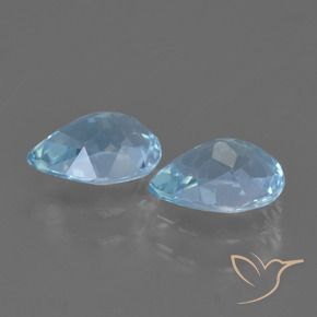 Shop natural 1.63ct Bleu ciel Topaze gems, En forme de poire, from Brésil at GemSelect. In stock, global shipping!