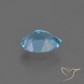 Topaze Bleu Suisse naturelle En forme de poire, 0.86 ct, VS