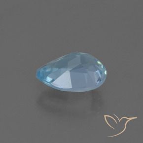 Topaze Bleu Suisse naturelle En forme de poire, 0.88 ct, VS