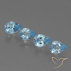 Shop natural 2.79ct Bleu Suisse Topaze gems, En forme de poire, from Brésil at GemSelect. In stock, global shipping!