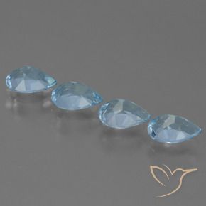 Shop natural 3.27ct Bleu Suisse Topaze gems, En forme de poire, from Brésil at GemSelect. In stock, global shipping!