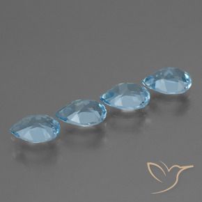 Shop natural 3.00ct Bleu Suisse Topaze gems, En forme de poire, from Brésil at GemSelect. In stock, global shipping!
