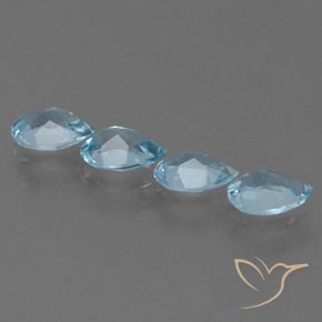 Shop natural 2.80ct Bleu ciel Topaze gems, En forme de poire, from Brésil at GemSelect. In stock, global shipping!