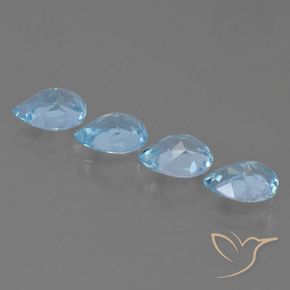 Shop natural 3.15ct Bleu ciel Topaze gems, En forme de poire, from Brésil at GemSelect. In stock, global shipping!