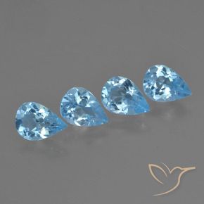 Shop natural 3.12ct Bleu ciel Topaze gems, En forme de poire, from Brésil at GemSelect. In stock, global shipping!