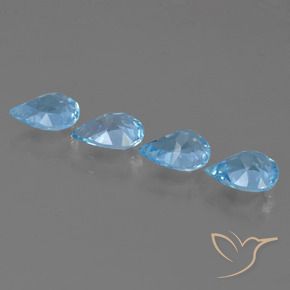 Shop natural 3.12ct Bleu ciel Topaze gems, En forme de poire, from Brésil at GemSelect. In stock, global shipping!