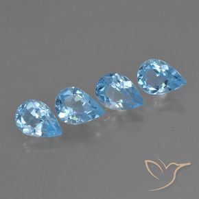 Shop natural 2.83ct Bleu ciel Topaze gems, En forme de poire, from Brésil at GemSelect. In stock, global shipping!